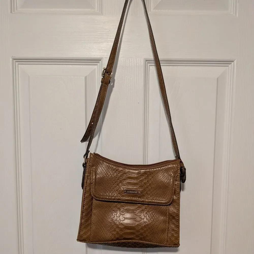 Liz Claiborne Brown Purse Women's Bag All Year Adjustable Strap